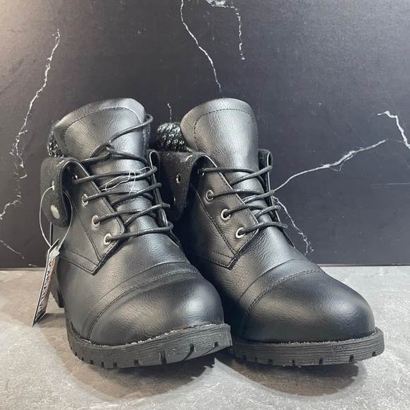 Daily Shoes Shoes - Daily Shoes Tina-99 Boot Black Size 7.5m